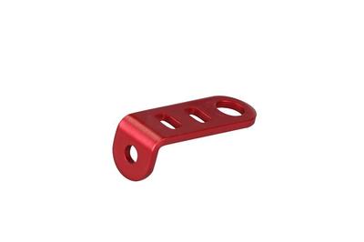 POSH 500073-02 Motorcycle Supplies Master Cylinder Stay, Red, Yamaha/Kawasaki