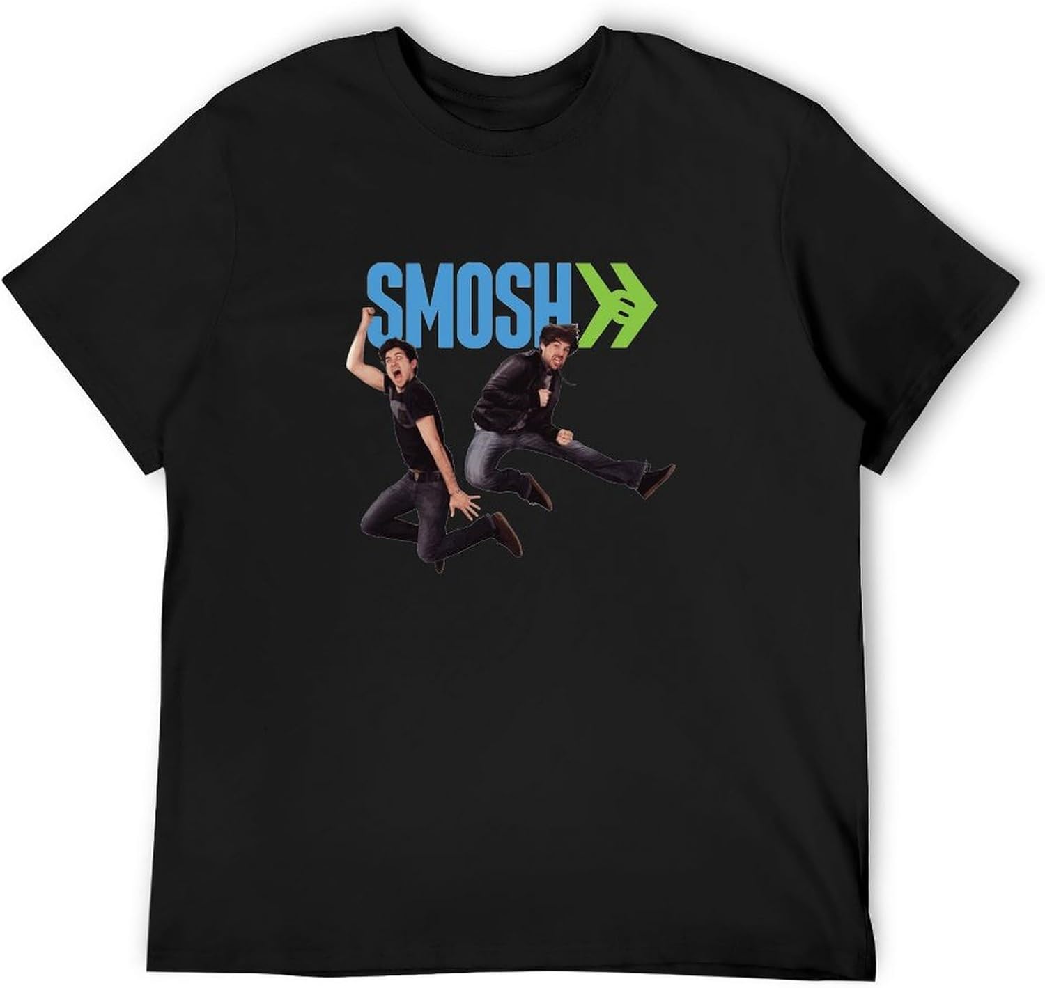 Adult T-Shirts Smosh Ian & Anthony Black S
