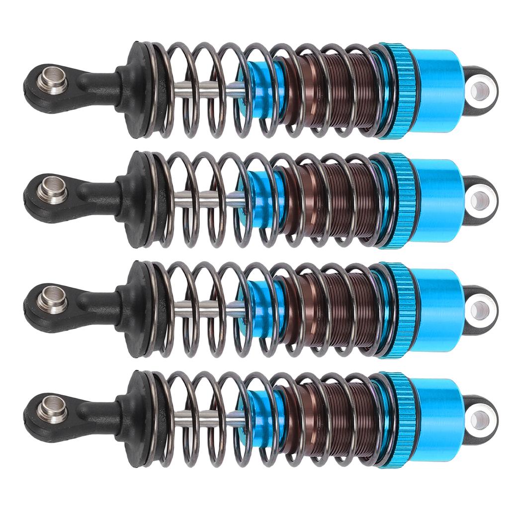 4 PCS 75mm RC Car Oil S Aluminum Alloy Damper Set for 1/10 Scale RC Cars