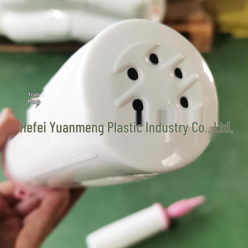 Dual-Action Pink & White Balloon Pump - Large Manual Inflator