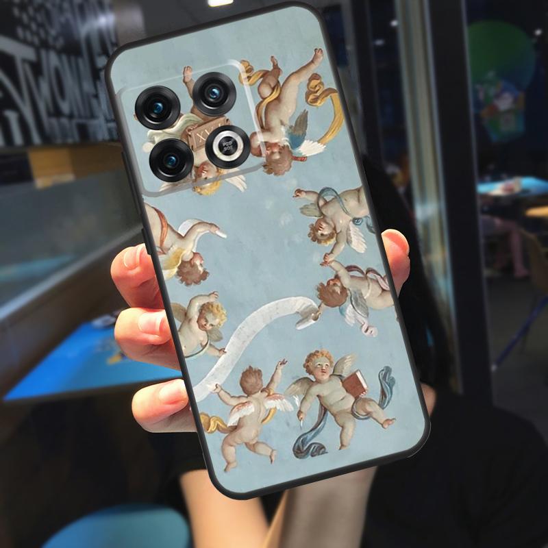 Renaissance Angels In Sky Funda For OnePlus 12 12R 13 R 11 9 10 Pro 8T 9RT 10T OnePlus Nord N20 N30 CE 4 2 3 Lite Case