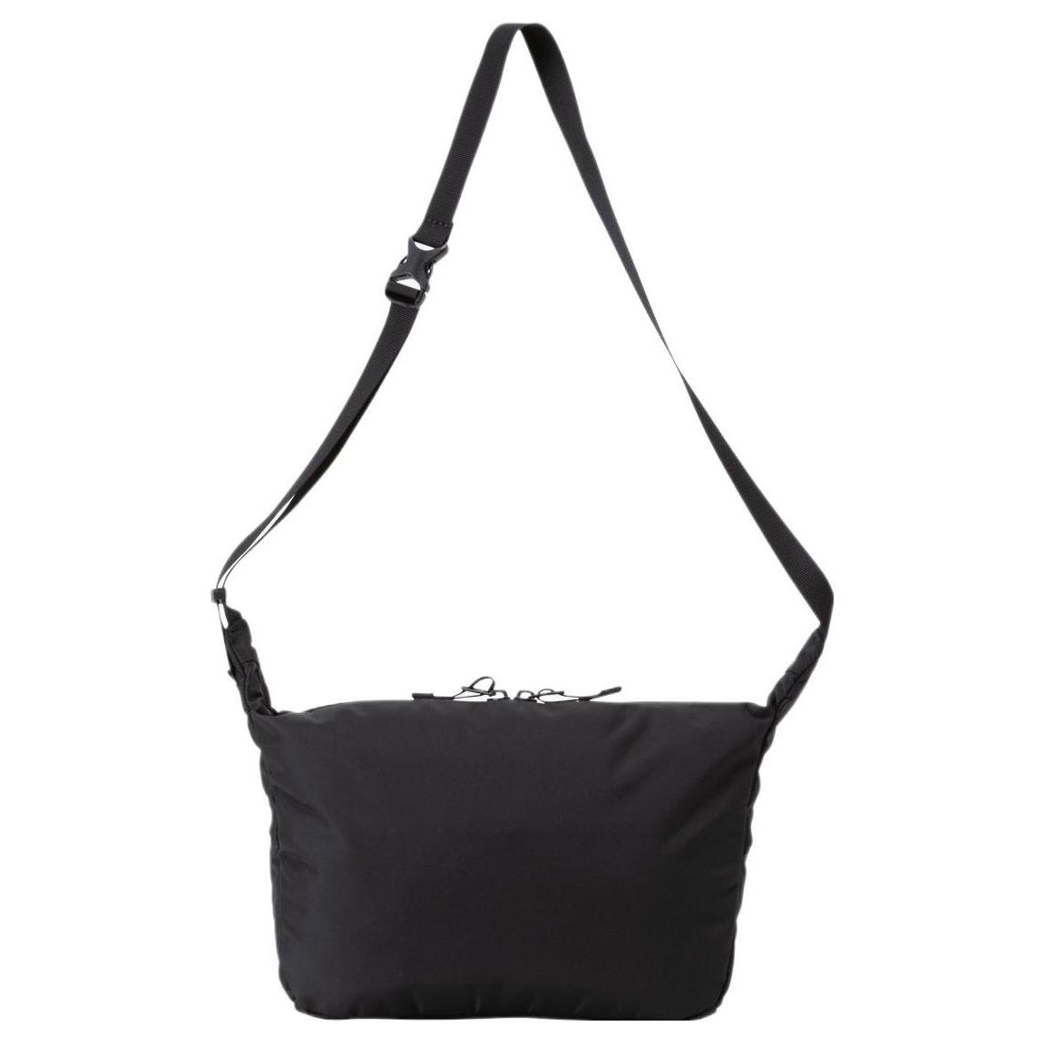 The North Face 5L Letter Logo Zipper Closure Handheld Shoulder Bag Outdoor Bag Recycled Nylon Black Unisex bags NM72353K Black