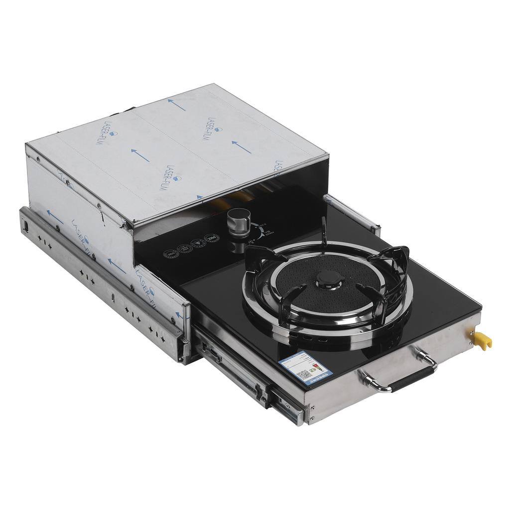 RV Burner Cooking Gas Stove Stretchable Outdoor Small Cooktop High Hardness Stainless Steel for RV C