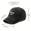 Hip-hop Style Baseball Cap Dad Style Adjustable Soft Top Retro Curved Brim Fisherman Hat Rock Climbing Sun Hat
