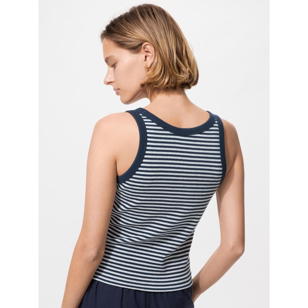 Uniqlo Soft Lip Tank Top  Stripe 