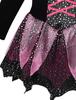 4 Pieces Witch Clothing Set Dress+Hat+Wand+Bag Girls Halloween Wizard Costume Kid Make up Party Hag Witch Apparel Vestidos