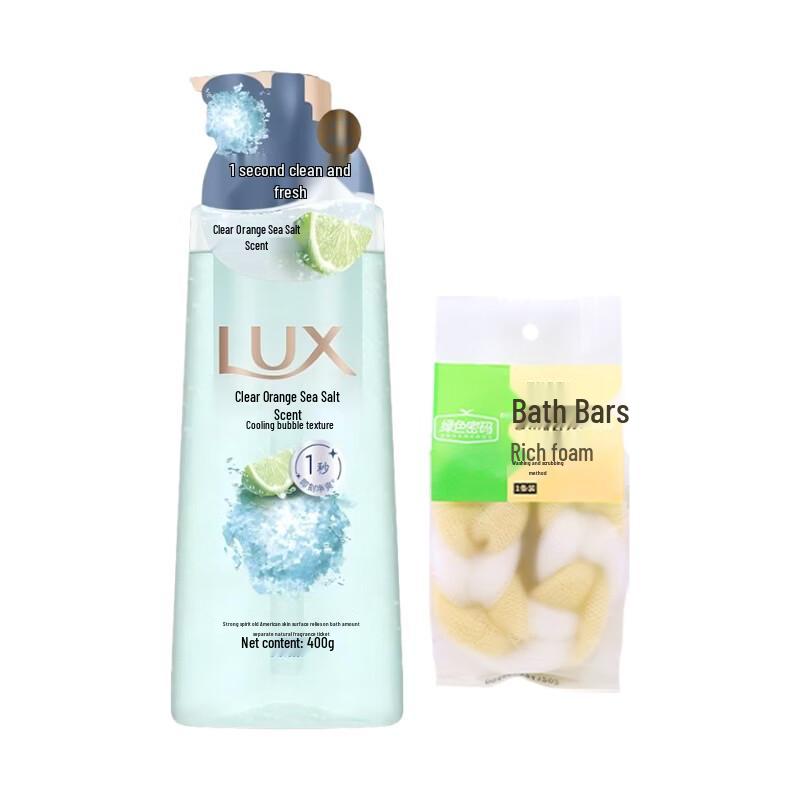 Пенообразный гель для душа Lux с морской солью