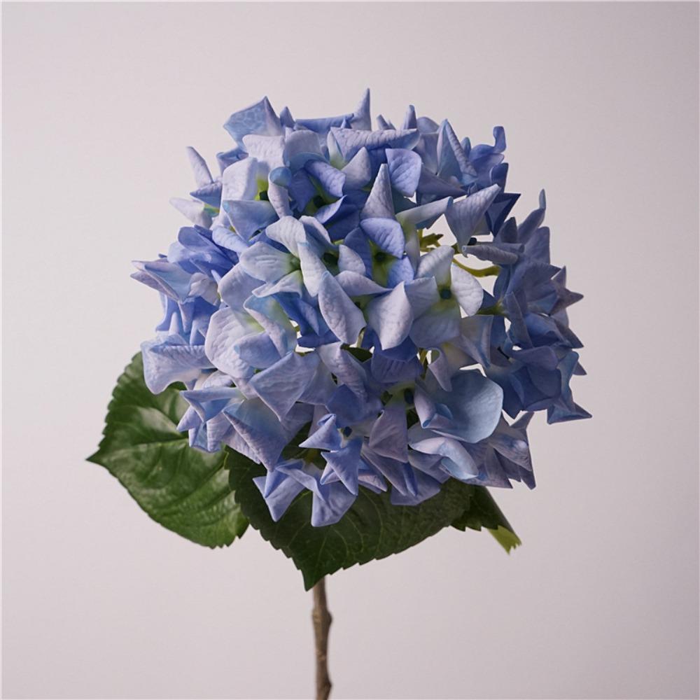 

New Moisturizing Feel Artificial Hydrangea Multicolor Silk Flower Bridal Bouquet Real Touch DIY Flower Arrangements Floral Party