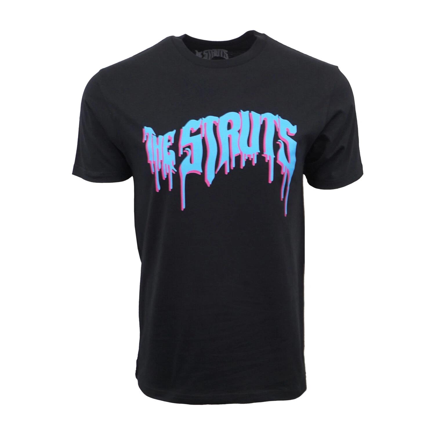 Unisex Adult Casual Graphic THE STRUTS DRIP LOGO T SHIRT T-Shirt S