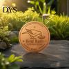Outdoor Garden Bird Bath Accessories Copper Disc, Water Purifier Pure 3 Point Decorative Waterscape Support, 4 Inch Purification Disc for