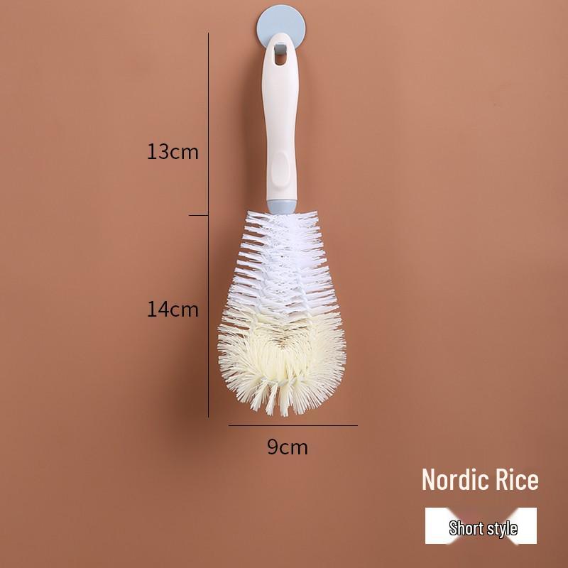 

Щетка для чашки с длинной ручкой для удаления чайного налета: Средство для мытья детских бутылочек, стекла, чайников и чашек No Size Specification