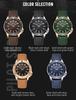 2024 Simple Waterproof Genuine Leather Men's Quartz Wristwatch with Calendar