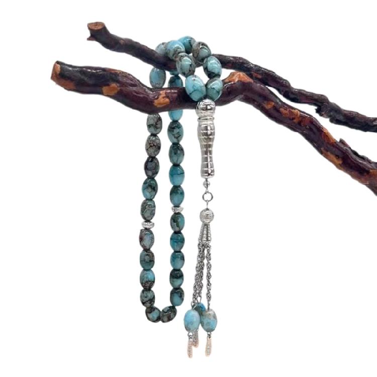 Handmade Glass Bead Rosary Bracelets Cross Pendants Bracelets Catholicism Prayer