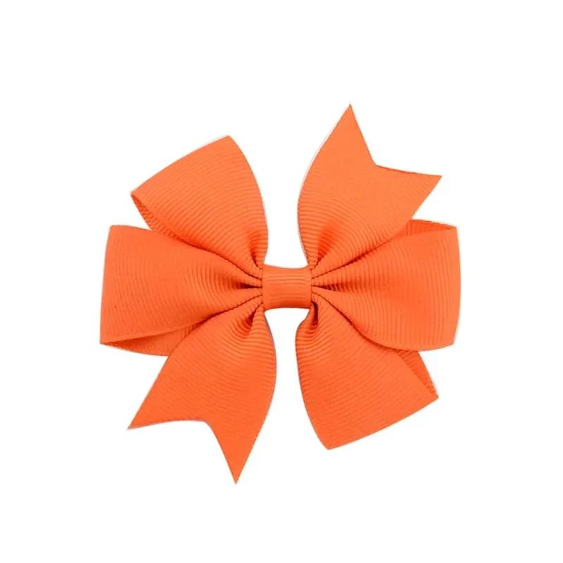 2/4/10 piezas 3'' Lazos de Cinta Sólida Pinzas para el Cabello para Bebés Niñas Lazos Hechos a Mano Pasadores Pasadores Accesorios para el Cabello para Niños
