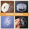 STOBOK 20-Piece Bobbin Set, Perfect for Spooling Thread, Fishing Line, Sewing Thread, and Organizing, Clear Plastic, Durable Sewing Tools