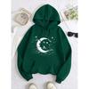 European and American Fashion Casual Sports Hooded Printed Sweatshirt