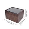And Practical Wooden Storage Box for Collectible Cards, with Drawer, Case Sports Cards.