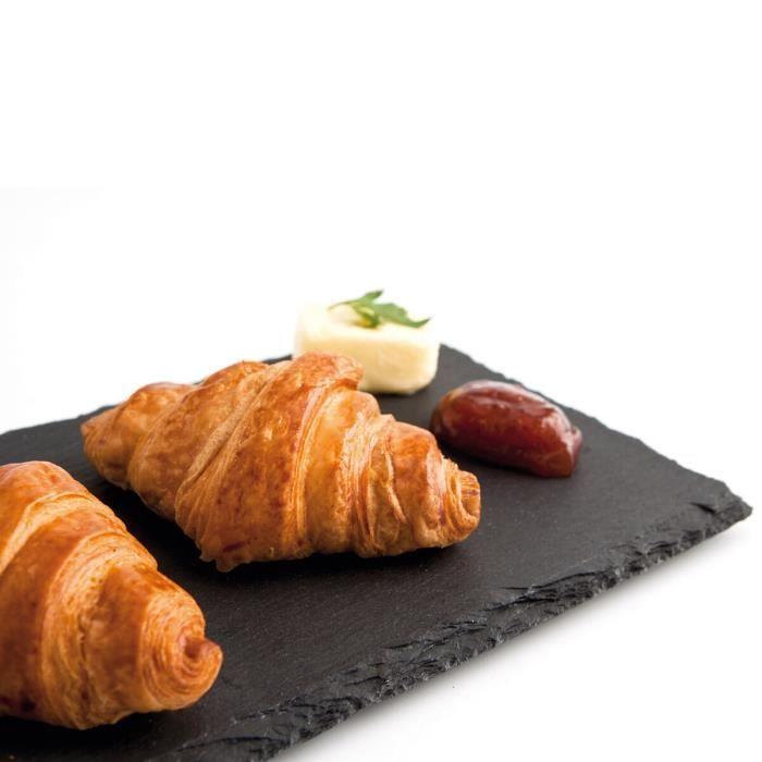 Plateau En Céramique - Quid - Gastro Fun - Noir - 32 X 17 Cm - 12 Unités