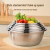 32CM Thickened Stainless Steel Basin & Colander Set