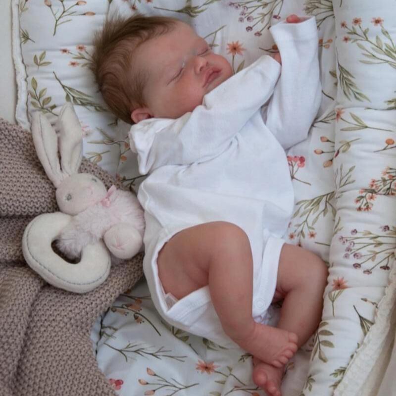 

48 см куклы в полный рост реалистичные куклы новорожденные с имплантированными волосами реалистичные подарки на день рождения для детей