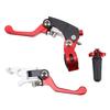 Folding Clutch Brake Lever Universal 21mm Motorcycle Brake Clutch Handle Levers Replacement for CRF YZF CQR ATVs Dirt