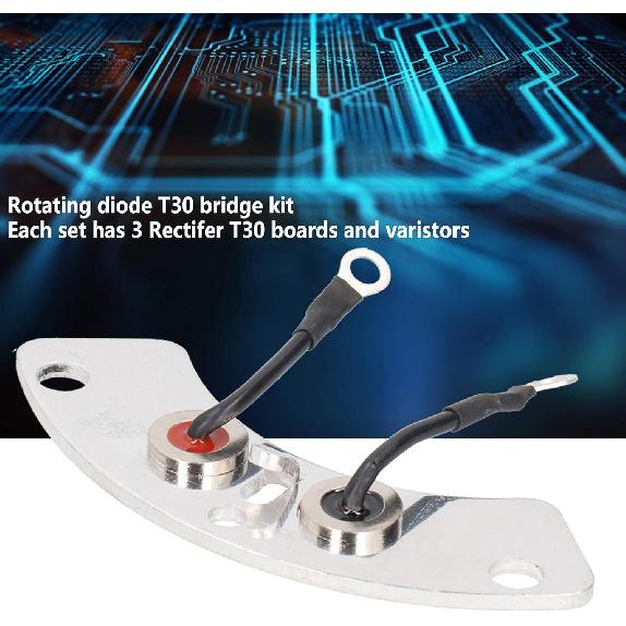 Bridge Rectifier Diode Set for Mecc T30 Generator Electronic Generator Rectifier Module Excitation Diodes