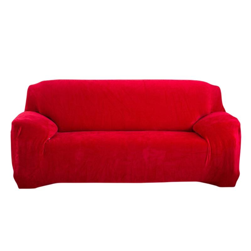 Wholesale Plush Sofa Cover Full Coverage Anti-slip Thick Single/three-person Amazon/wish/cross-border Hot