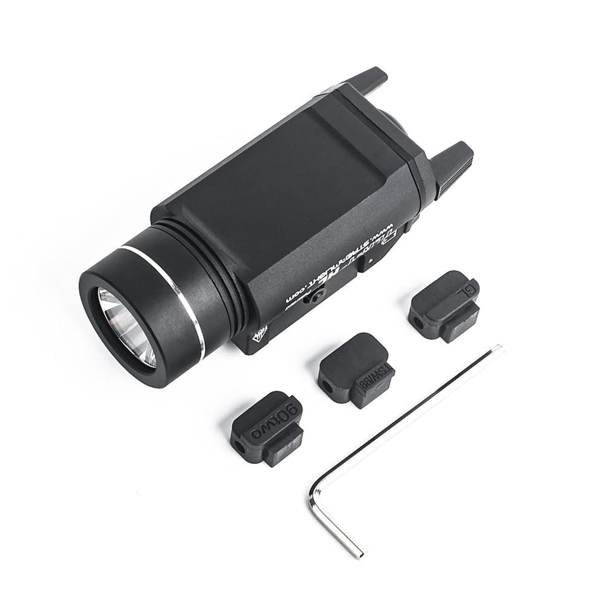 

WADSN TL R-1 Type Replica Flashlight with Strobe Function, Approximately 1000 Lumens, High-Intensity White LED Tactical Light (Black)