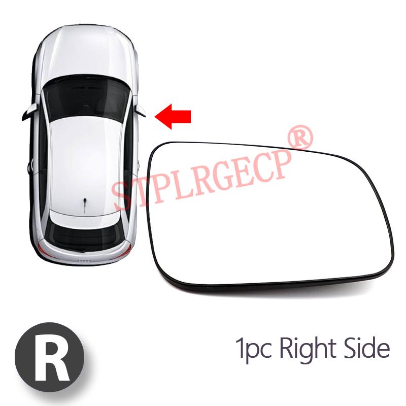 1 PC Door Wing Mirror Glass Heated Left Right Side Rearview Mirror Heating Accessories for Mitsubishi Lancer 2008-2014