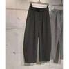 Autumn new soft drape versatile men's lazy comfortable atmosphere casual trousers smooth loose solid color fashion