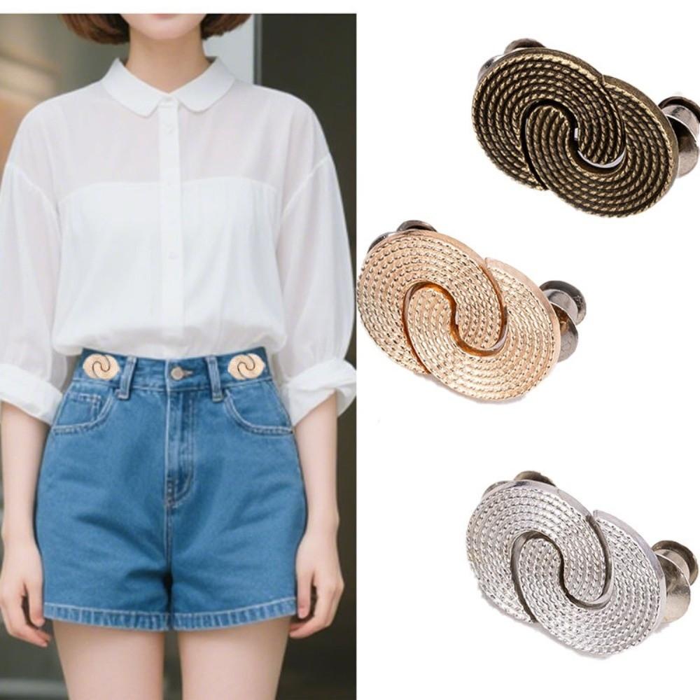 Waist Tightening Tool Waist Buckle Adjustable Pants Pins New Brooches  Dress Decoration