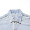 Mens Oversized Relaxed Fit Denim Jacket Streetwear Cotton Blend Washed Casual Outerwear