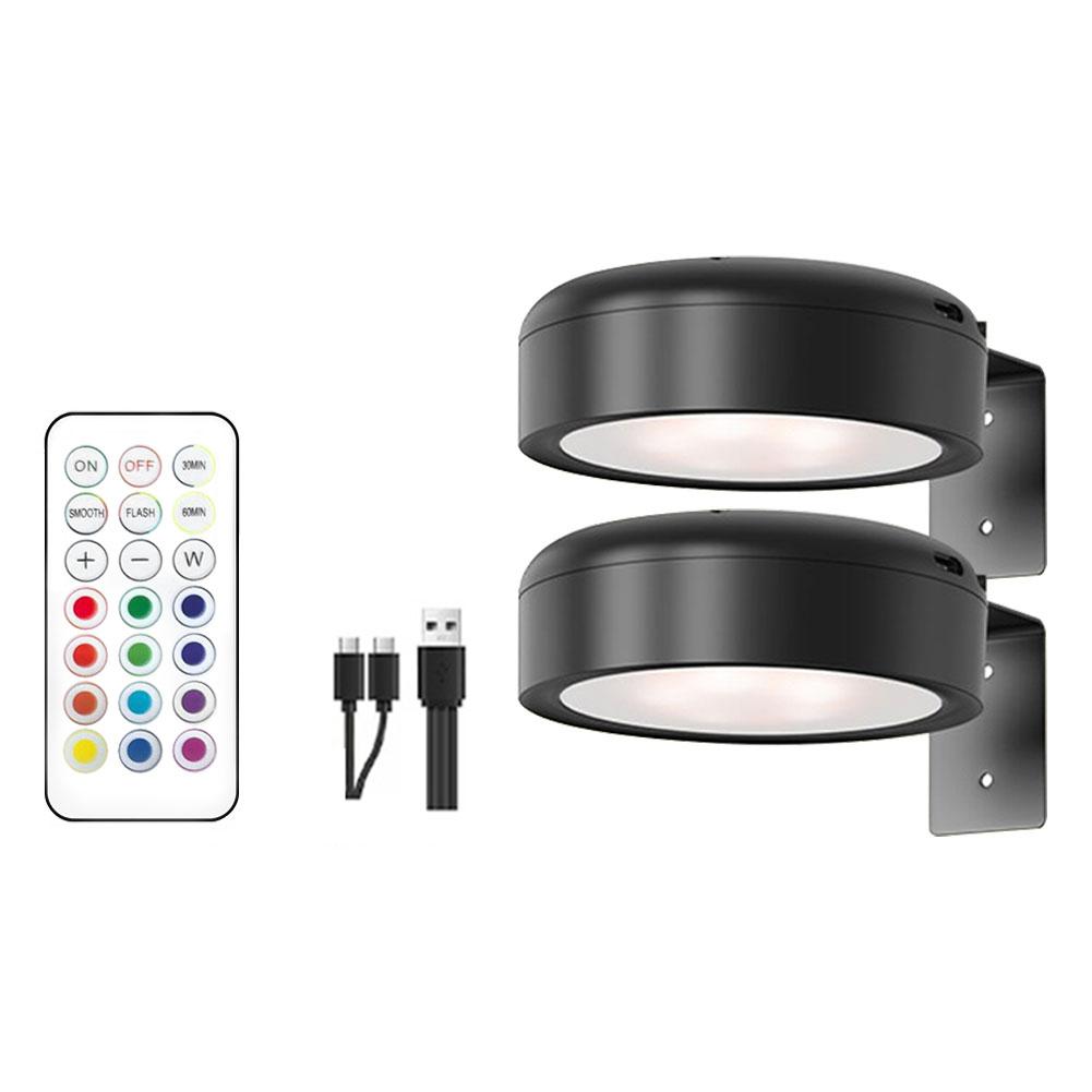 

LED Light Magnetic Spotlight Rechargeable Wall Light Wireless Picture Light No Punch Reading Light Bedroom Bedside Light