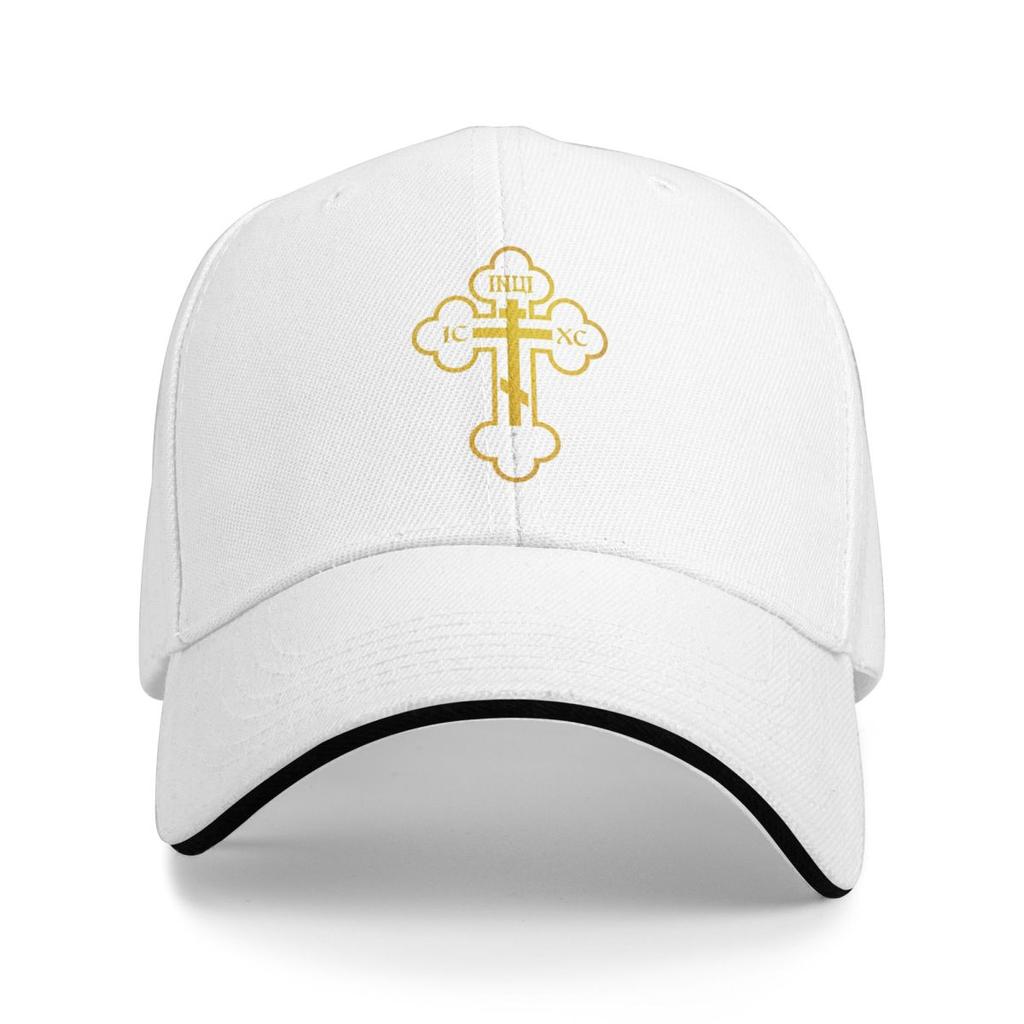 Russian Orthodox Cross Print Baseball Caps Snapback Baseball Hats Breathable Casual Casquette Outdoor for Men And Women