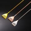 40cm Stainless Steel Cocktail Bar Spoon Japanese Style Best Bartender Bar With Strainer Tail Silver Copper Gold Barware
