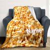 Popcorn Pattern Home Customize Your Name Blankets Soft Cozy Lightweight Blanket Perfect For All Seasons Ideal For Picnics Sofa Office Bed Living Room
