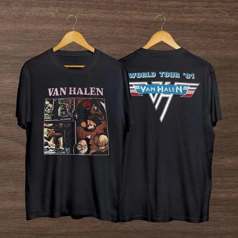 

Van Halen Fair Warning Classic Shirt Retro 90S Tour Halen Van Gift For Fans Unisex T-Shirt XXL