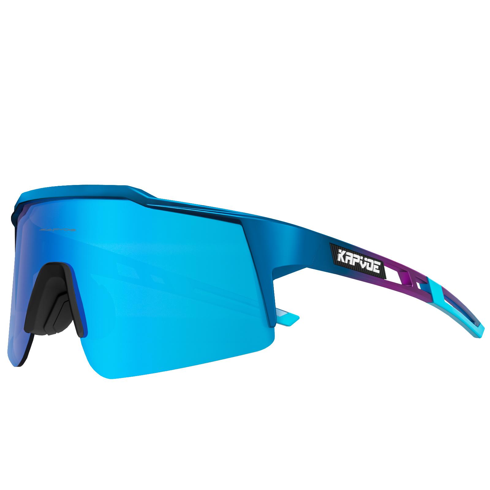 

Kapvoe Photocromic Cycling Sunglasses UV400 Cycling Glasses Polarized Myopia Frame Man Bicycle Eyewear Outdoor MTB Bike Goggles 1lens