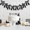 1set Satin Bowknot Banner Baby Shower Decoration Christmas Ribbon  For Kids Birthday Party Wedding