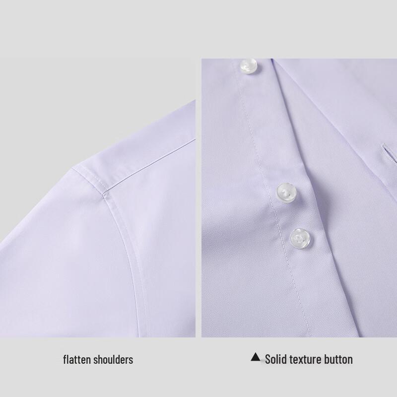 Chemise d'été HLA pour homme à manches courtes, toucher frais, style business