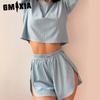 GMXIA Casual Women's Pajamas Comfortable Sexy Shorts Loungewear Set Can Be Worn Outdoors