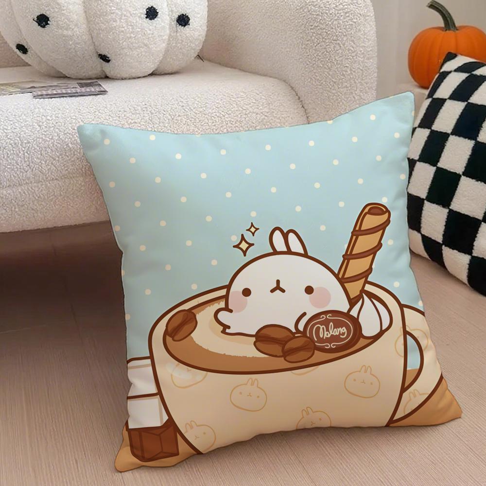 Year of the Horse Pillow Festive Decor Cushion Cover Linen Pillow Case Soft Breathable Protective Couch Room Decoration