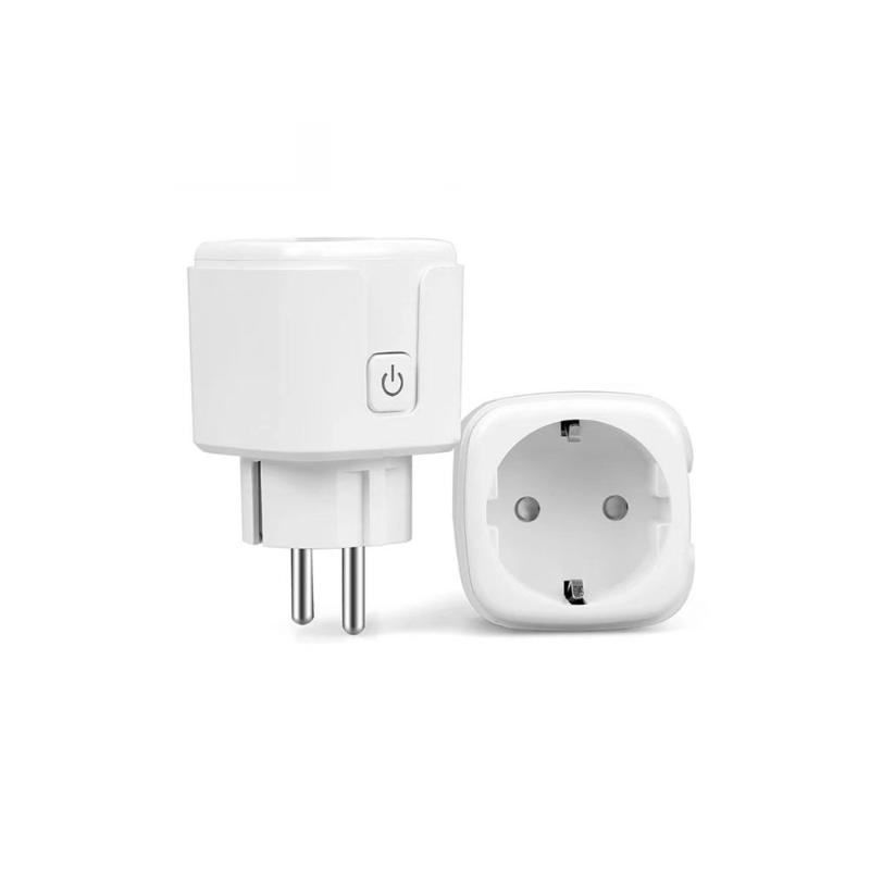 Wifi Smart Socket Eu16A/20A Smart Plug With Power Monitoring Smart Life App Remote Control Support Google Assistant Alex