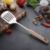 Wooden Handle Stainless Steel Kitchenware Cooking Spoons Spatulas Kitchenware Set Kitchen Cooking Spatula