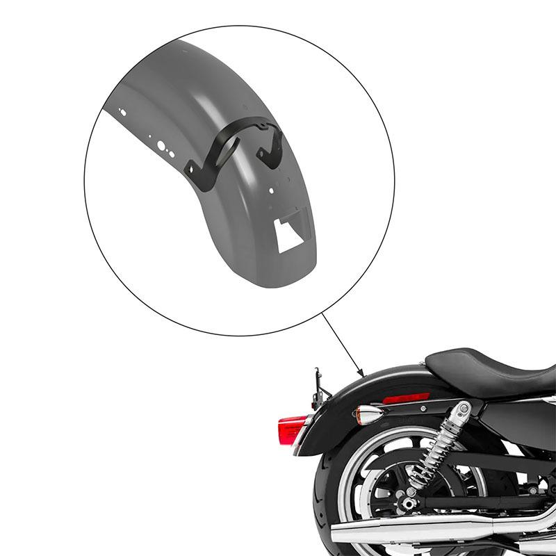 Black Rear Fender Support Bracket Fit For Harley Sportster XL 883 1200 2004-2022