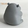 Trauriges Baby-Nilpferd 3D-gedrucktes Nilpferd-Ornament Miniatur-Nilpferd-Figur Desktop-Sammlerstück Nilpferd-Dekoration für Zuhause Büro