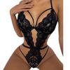 New Sex Underwear Sexy Women's Lace Mesh Hollowed-out Straps Onesie Sex Suit