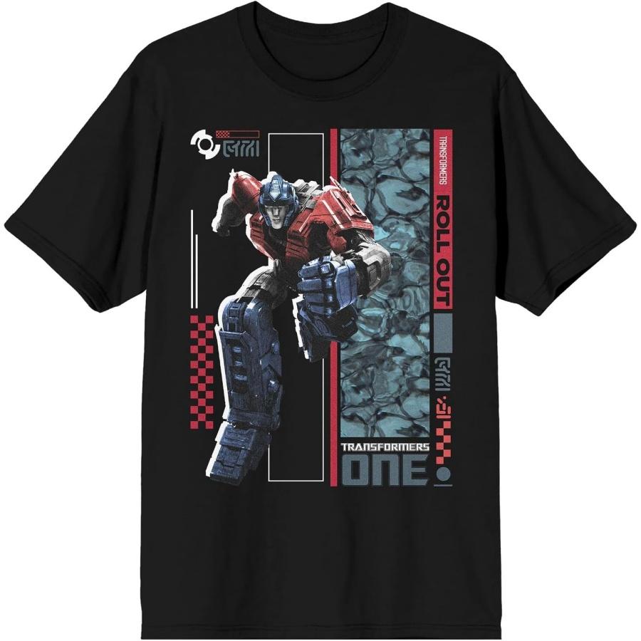 Bioworld Трансформеры Одна Оптимус Прайм Вперед Черная Футболка S