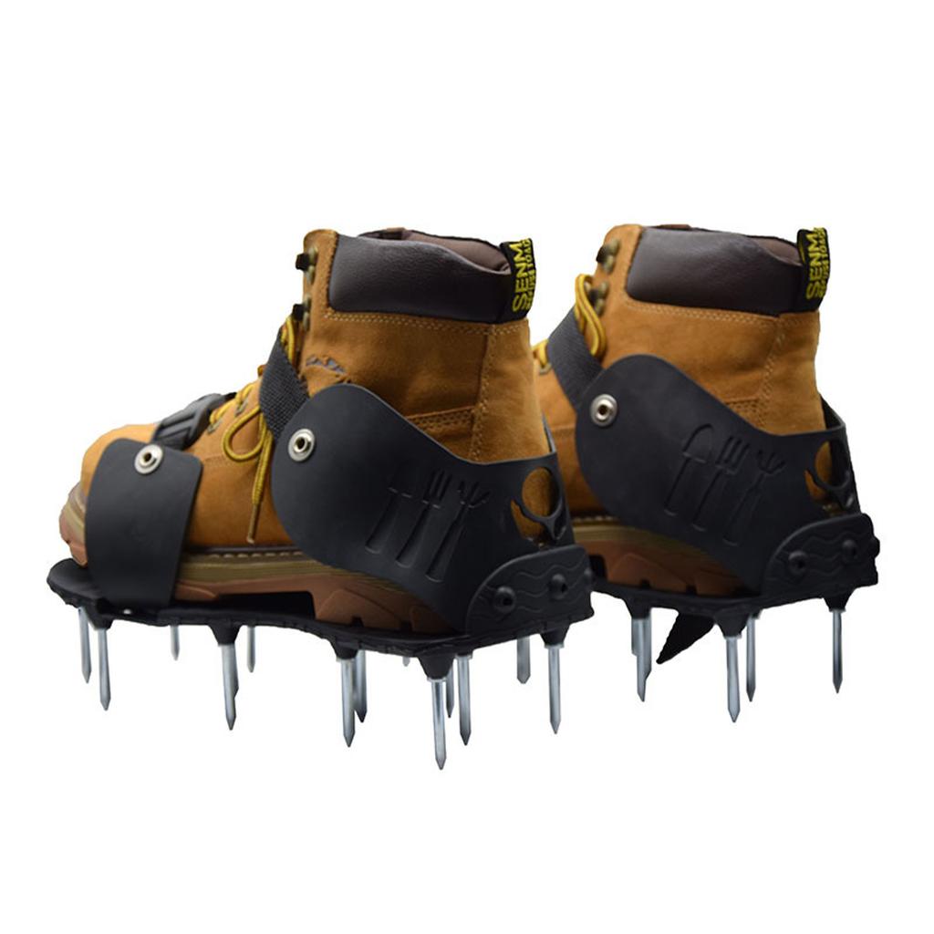 Lightweight Breathable Anti Slip Garden Work Footwear Equipped With Spiked Base And Adjustable Secure Fit Closures 2pcs