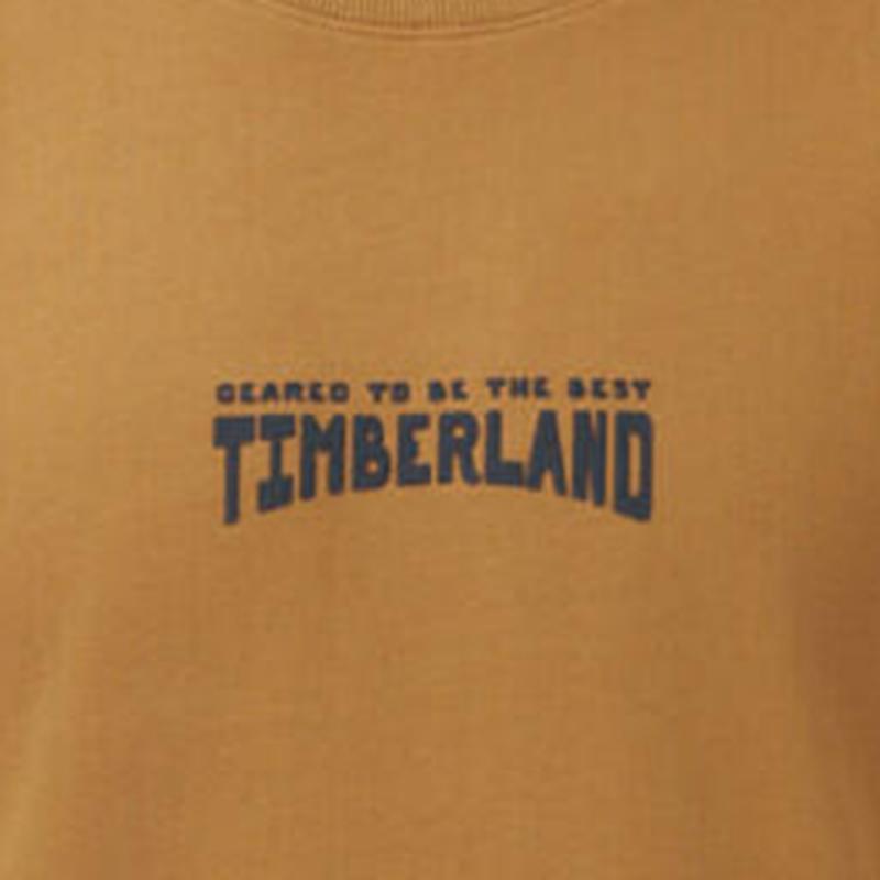 Timberland Brown Yellow Lightweight Hooded Sun Protection Jacket A5RN6-P47